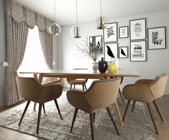 Nordic Style Dining Room-ID:308020118