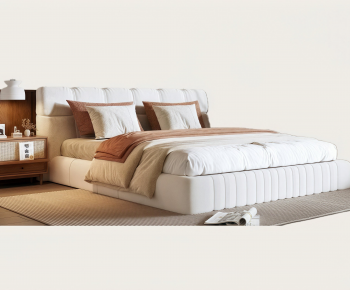 Modern Double Bed-ID:562762023
