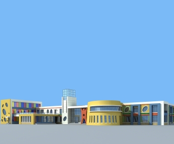 Modern School Building-ID:153720473