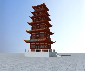 Chinese Style Tower-ID:386090049