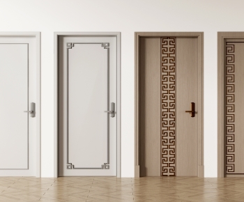 New Chinese Style Single Door-ID:630130055