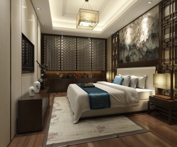 New Chinese Style Bedroom-ID:431894063