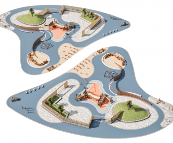 Modern Park Landscape-ID:198019031