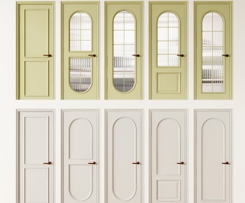 French Style Single Door-ID:209285977