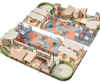 Modern Park Landscape-ID:657018904