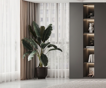 Modern Ground Green Plant Potted Plants-ID:617296932