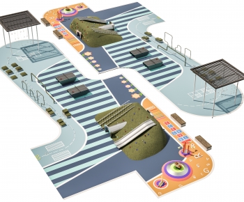 Modern Park Landscape-ID:325411089