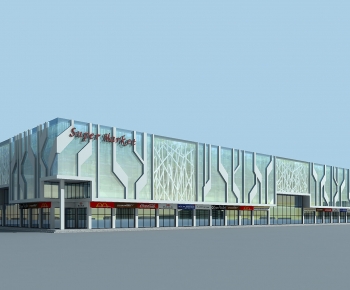 Modern Appearance Of Commercial Building-ID:282655955