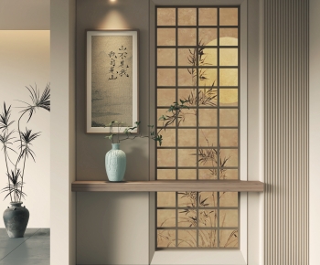 New Chinese Style Hallway-ID:376914989