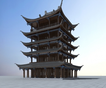 Chinese Style Tower-ID:223949074