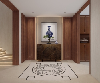 New Chinese Style Hallway-ID:814697985