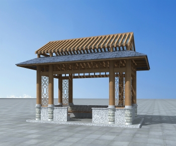 New Chinese Style Pavilion-ID:990896948