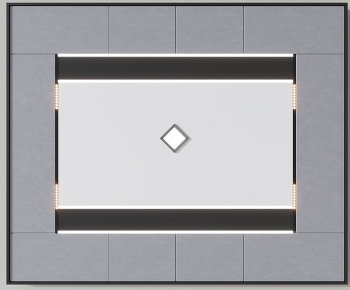 Modern Suspended Ceiling-ID:959129314