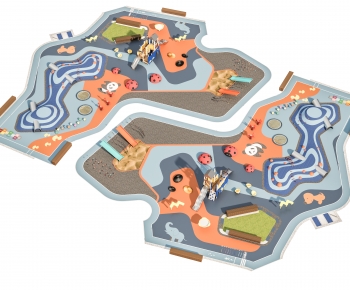 Modern Park Landscape-ID:566113959