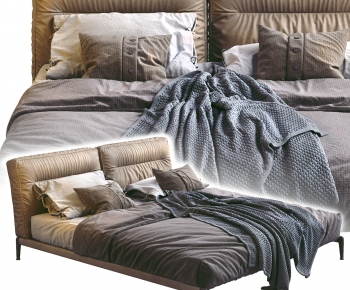 Modern Double Bed-ID:734081035