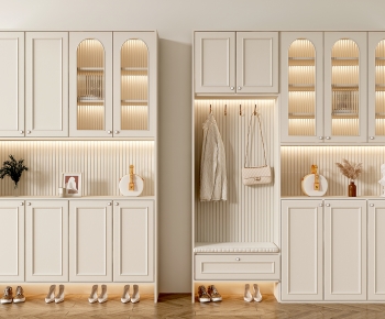 French Style Shoe Cabinet-ID:717411061