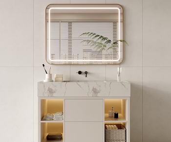 Modern Bathroom Cabinet-ID:154963026