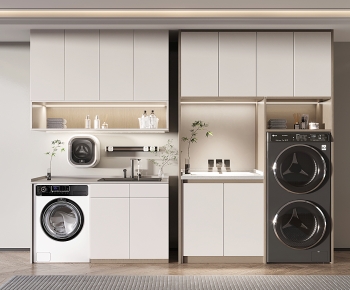 Modern Laundry Cabinet-ID:304749018