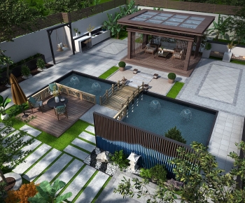 Modern Courtyard/landscape-ID:460227979