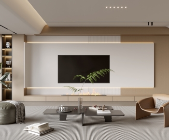Modern A Living Room-ID:206136946