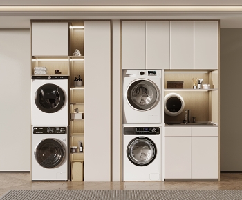 Modern Laundry Cabinet-ID:702120079