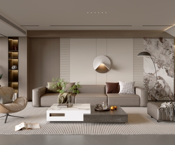Modern A Living Room-ID:961102963