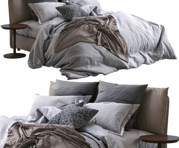 Modern Double Bed-ID:357930904