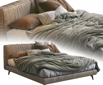 Modern Double Bed-ID:167623042