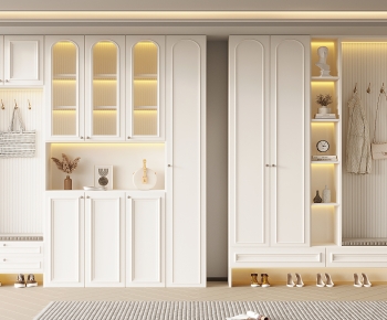 French Style Shoe Cabinet-ID:353753093