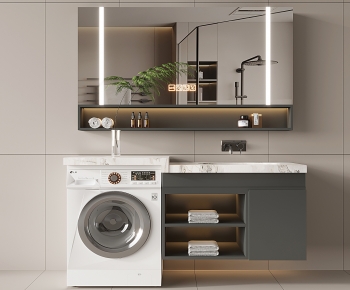 Modern Bathroom Cabinet-ID:658777953