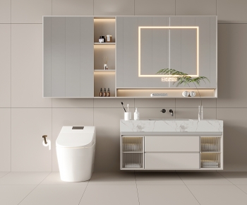 Modern Bathroom Cabinet-ID:440815932