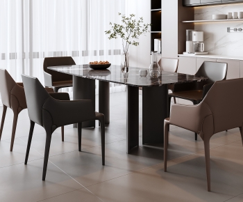 Modern Dining Table And Chairs-ID:656076911