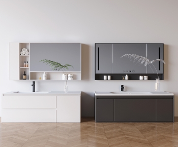 Modern Bathroom Cabinet-ID:634521019