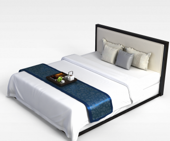 Modern Double Bed-ID:934618952