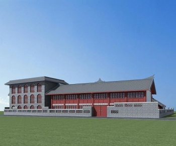 New Chinese Style Residential Building-ID:640403996