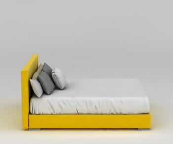 Modern Double Bed-ID:683451891