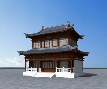 Chinese Style Ancient Architectural Buildings-ID:968494891