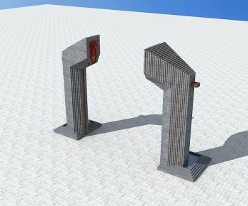 Modern Sculpture Sketch-ID:590976005