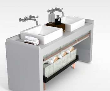 Modern Bathroom Cabinet-ID:531642911