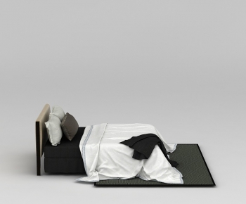 Modern Double Bed-ID:180540085