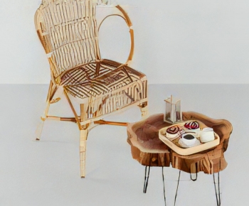 Wabi-sabi Style Lounge Chair-ID:559011945