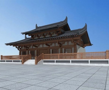 中式唐代宫殿建筑-ID:921581037
