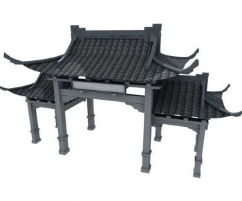 Chinese Style Ancient Architectural Buildings-ID:717050081