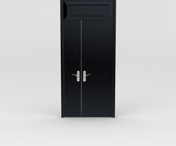 Modern Unequal Double Door-ID:407464039