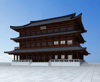 Chinese Style Ancient Architectural Buildings-ID:611109021