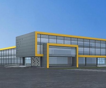 Modern Appearance Of Commercial Building-ID:909563062