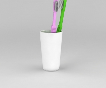 Modern Toothbrush And Toothpaste-ID:126149892