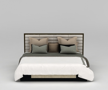 Modern Double Bed-ID:546379145