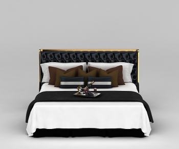 Modern Double Bed-ID:198131088