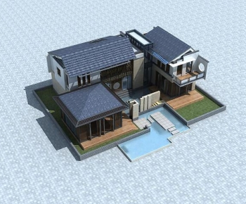 Modern Detached Villa-ID:640891085